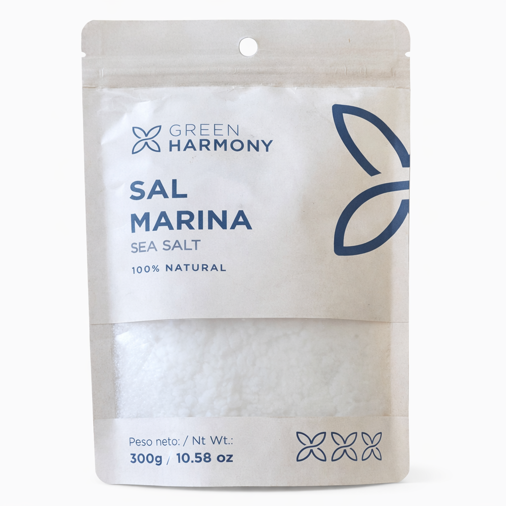 Sal Marina Natural 300g Green Harmony – 100% Pura