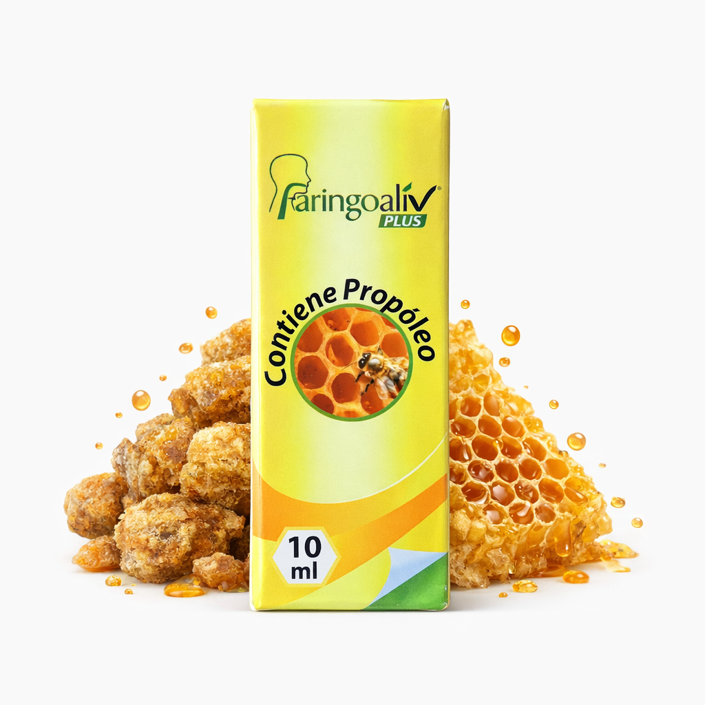 Faringoaliv Plus con Propóleo 10ml – Alivio Natural para la Garganta