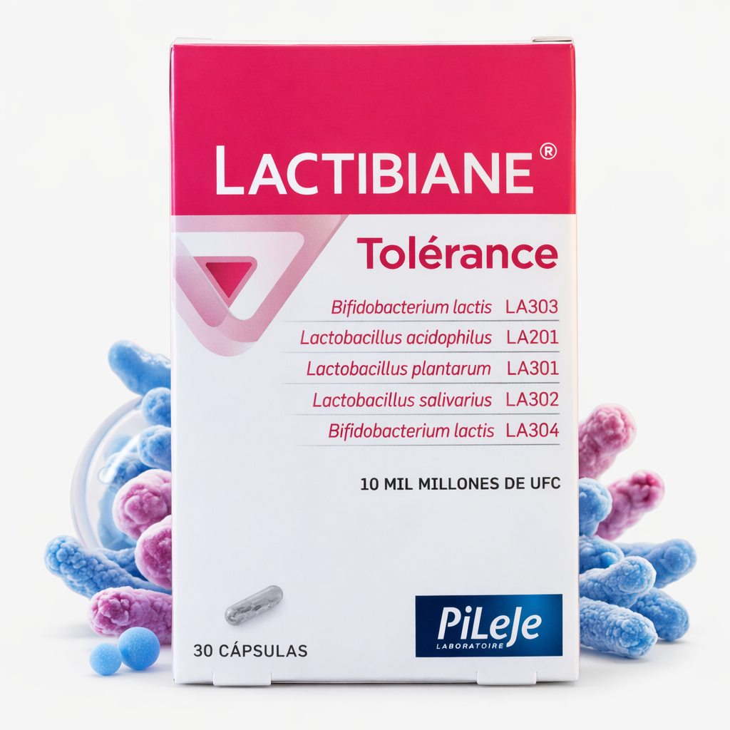 Lactibiane Tolérance 30 Cápsulas – Probióticos PiLeJe