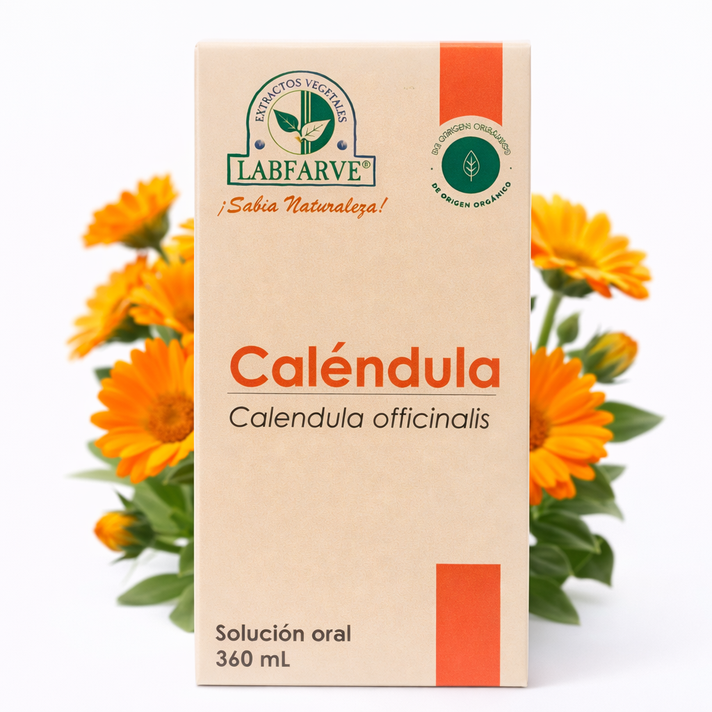 Caléndula Solución Oral Orgánica (360 ml) - Labfarve