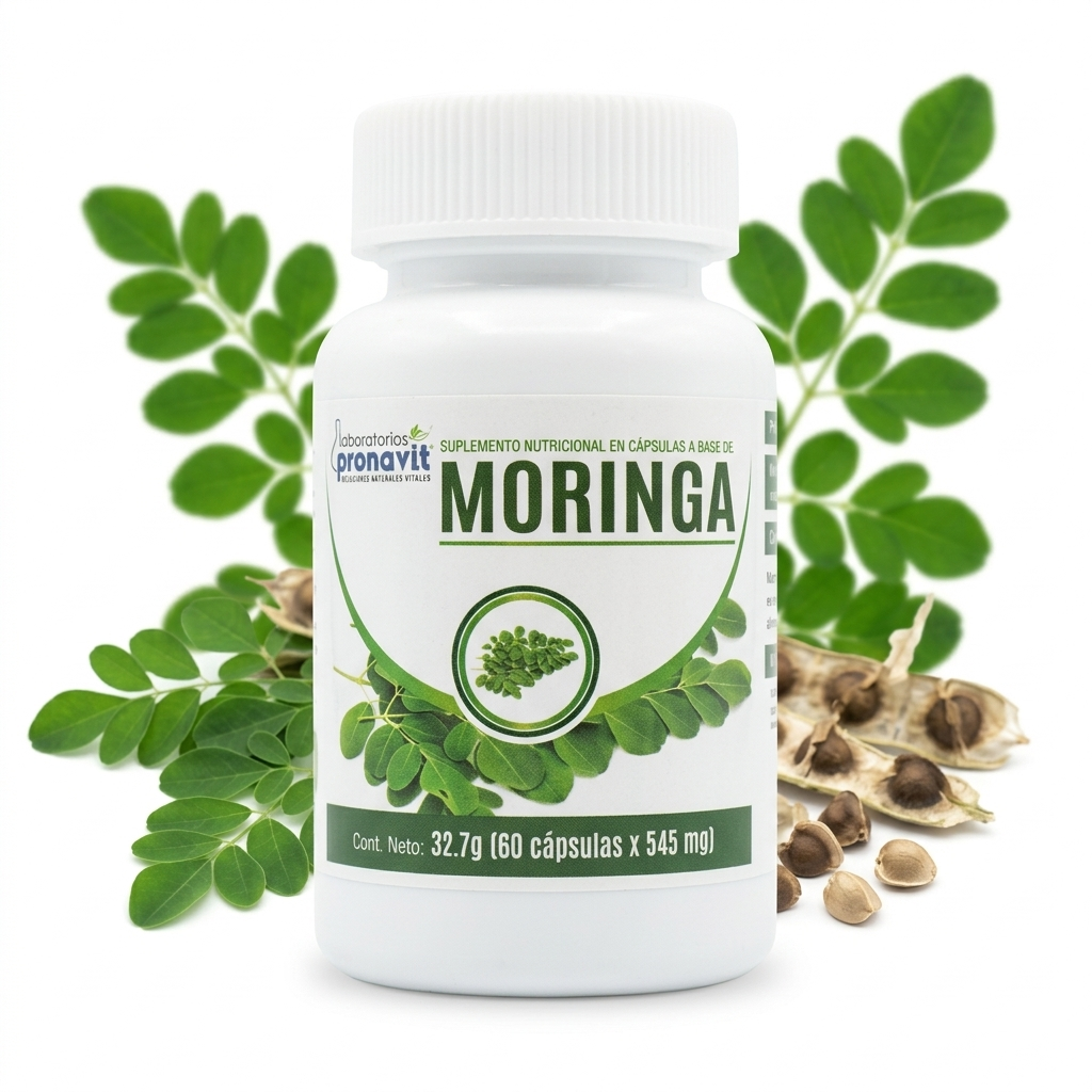 Moringa 545 mg (60 Cápsulas) - Laboratorios Pronavit