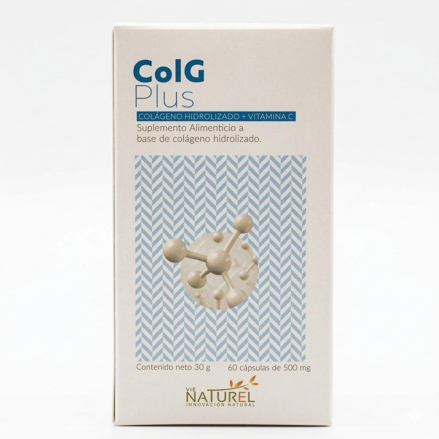 ColG Plus Colágeno Hidrolizado + Vitamina C (60 Cápsulas) - Vie Naturel