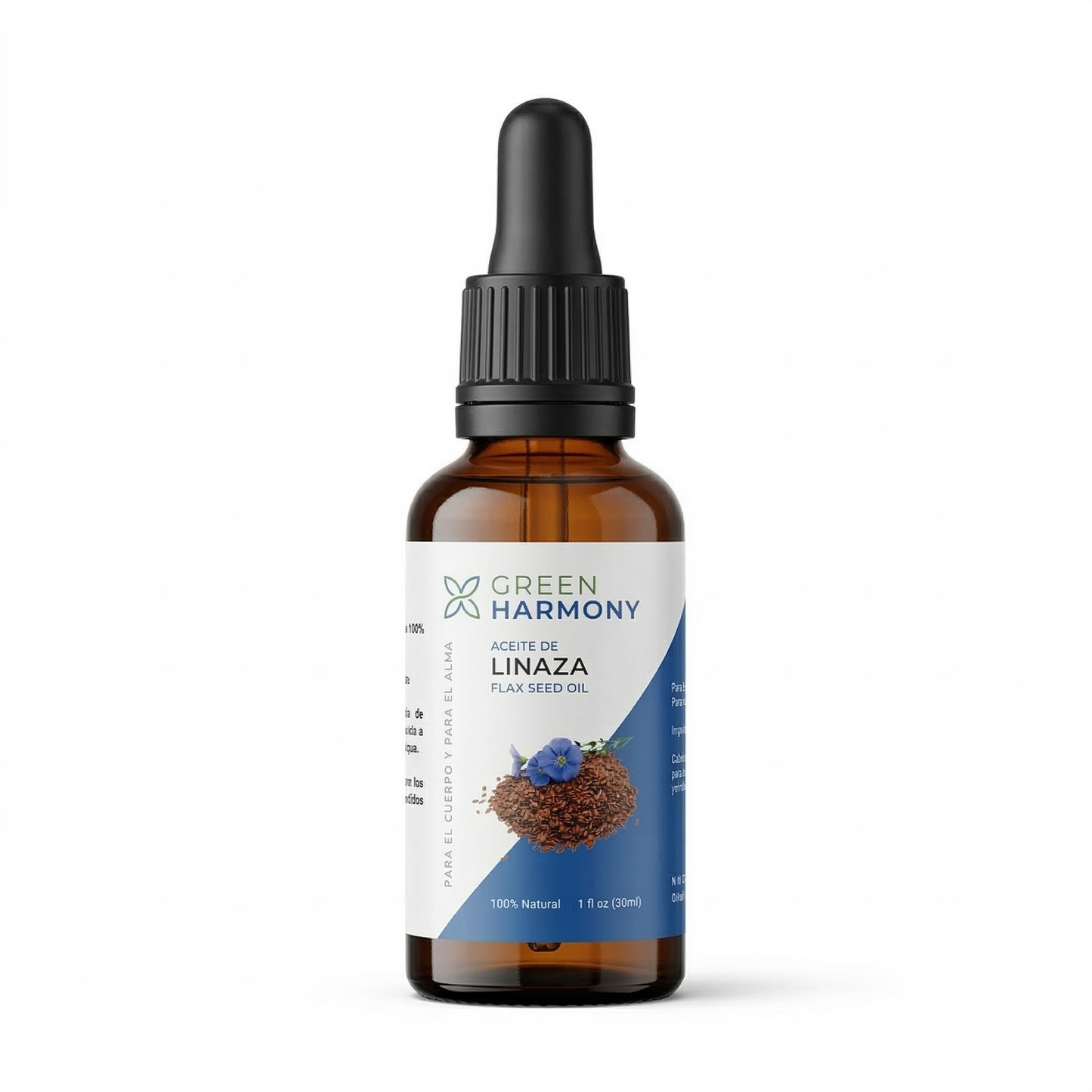 Aceite de Linaza 100% Natural (30 ml) - Green Harmony