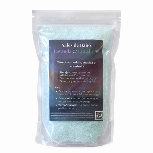 Sales de Baño Lavanda y Eucalipto – Relajación y Bienestar