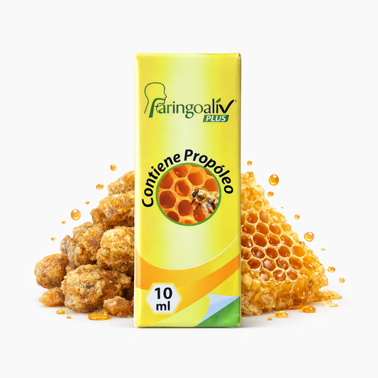 Faringoaliv Plus con Propóleo 10ml – Alivio Natural para la Garganta