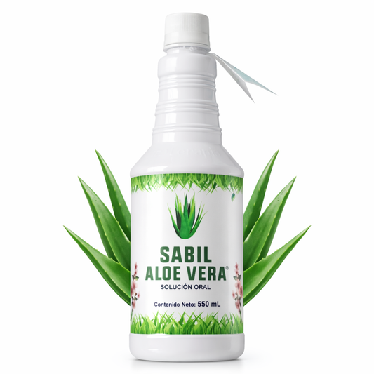 Sábil Aloe Vera Solución Oral 550ml – Hidratación y Bienestar Natural