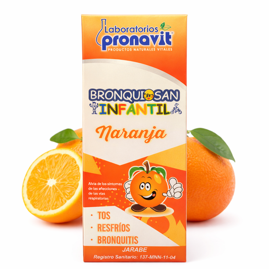 Bronquiosan Infantil Naranja Jarabe – Pronovit
