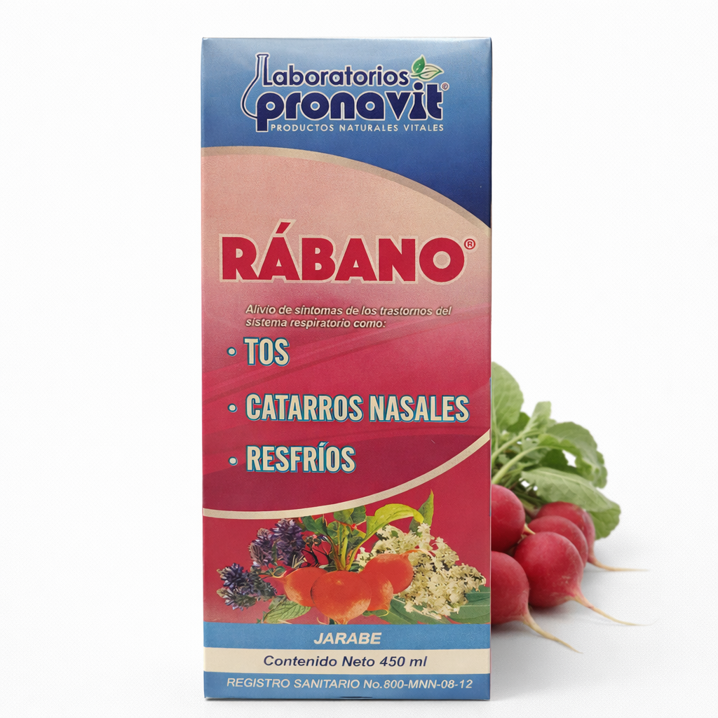 Jarabe de Rábano 450ml – Pronovit Cuidado Respiratorio