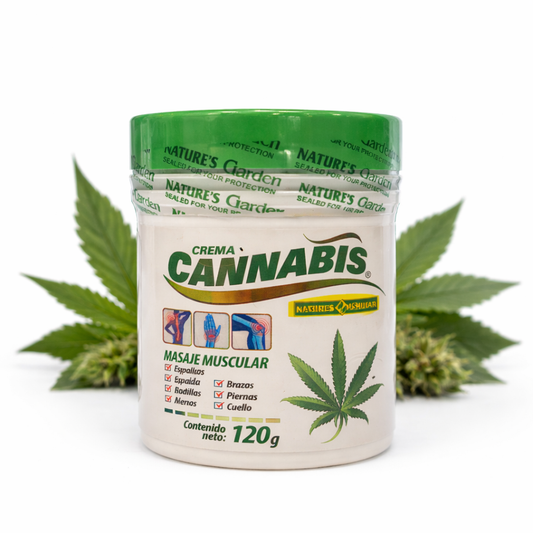 Crema de Cannabis para Masaje Muscular (120g) - Nature's Garde