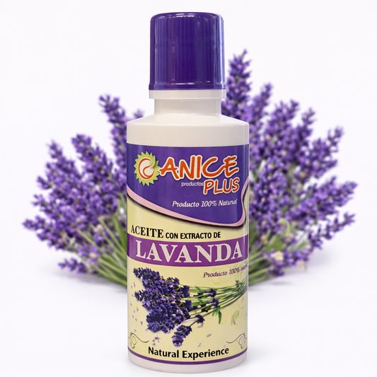 Título: Aceite con Extracto de Lavanda 100% Natural - Anice Plus