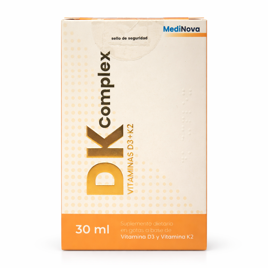 DK Complex Gotas Vitaminas D3+K2 (30 ml) - MediNova
