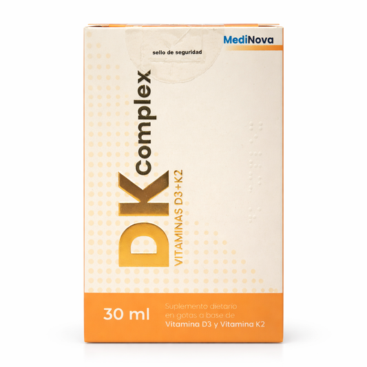 DK Complex Gotas Vitaminas D3+K2 (30 ml) - MediNova