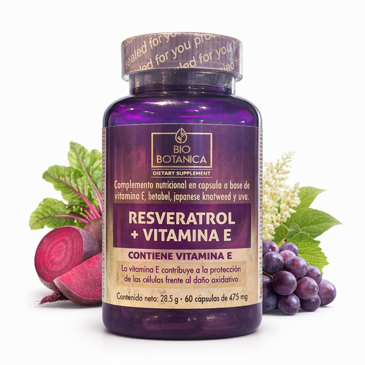 Resveratrol + Vitamina E (60 Cápsulas) - Bio Botanica
