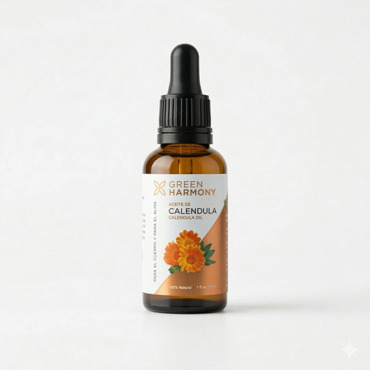 Aceite de Caléndula 100% Natural (30 ml) - Green Harmony