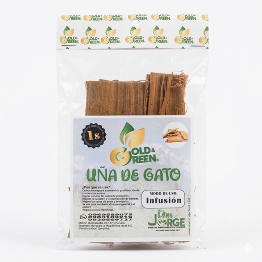 Uña de Gato para Infusión - Gold & Green