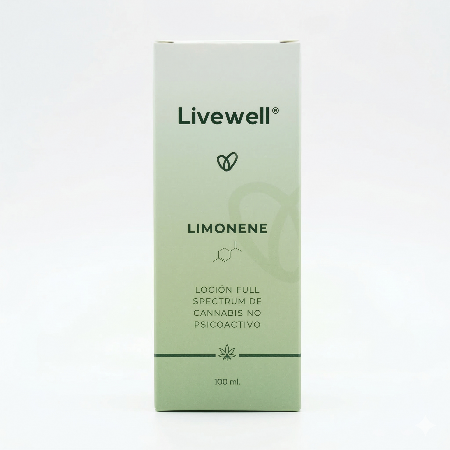 Loción Limonene Full Spectrum de Cannabis No Psicoactivo (100 ml) - Livewell