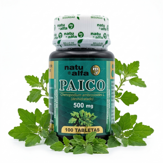 Paico 500 mg (100 Tabletas) - Natu Alfa