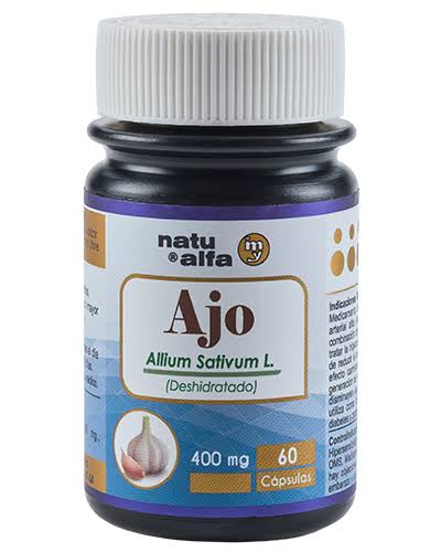 Ajo 400 mg (60 cápsulas) - Natu Alfa