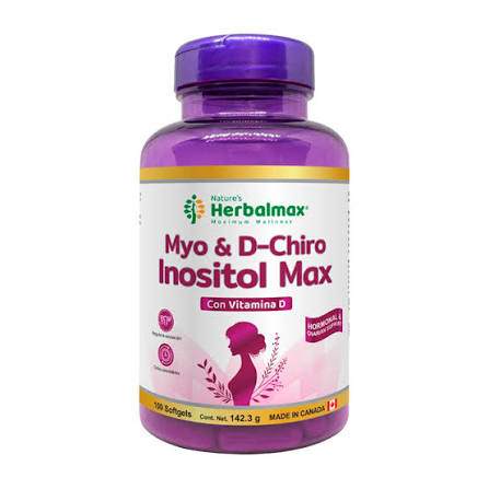 MYO D-CHIRO INOSITOL MAX 1423mg (100 CAPS) HERBALMAX