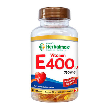 VITAMINA E 400 IU 720mg (50 CAPS) HERBALMAX