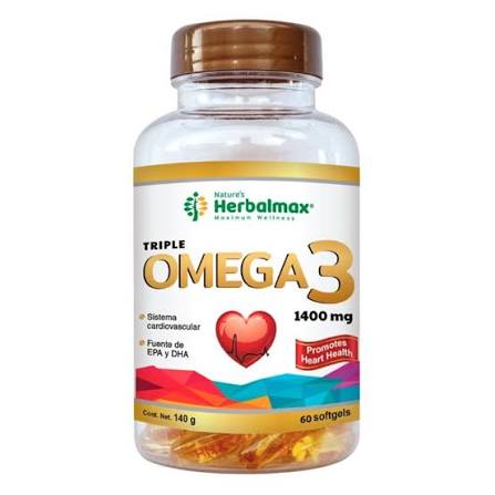 Omega 3  1400mg (100 CAPS) HERBALMAX